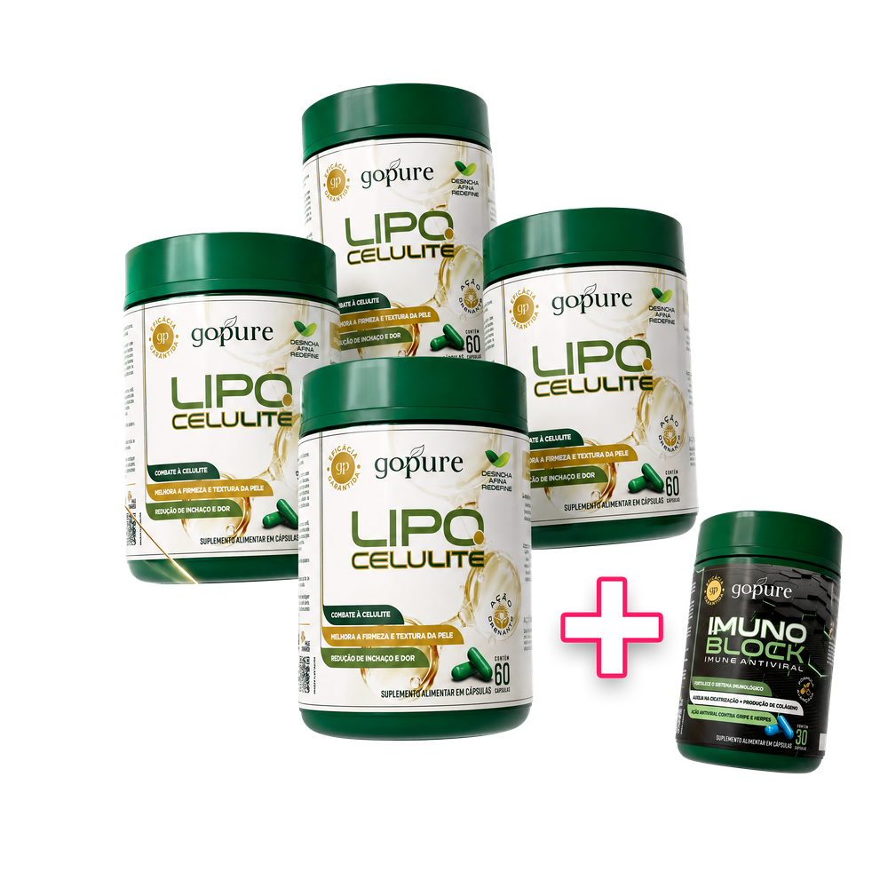 4 potes Lipo Celulite