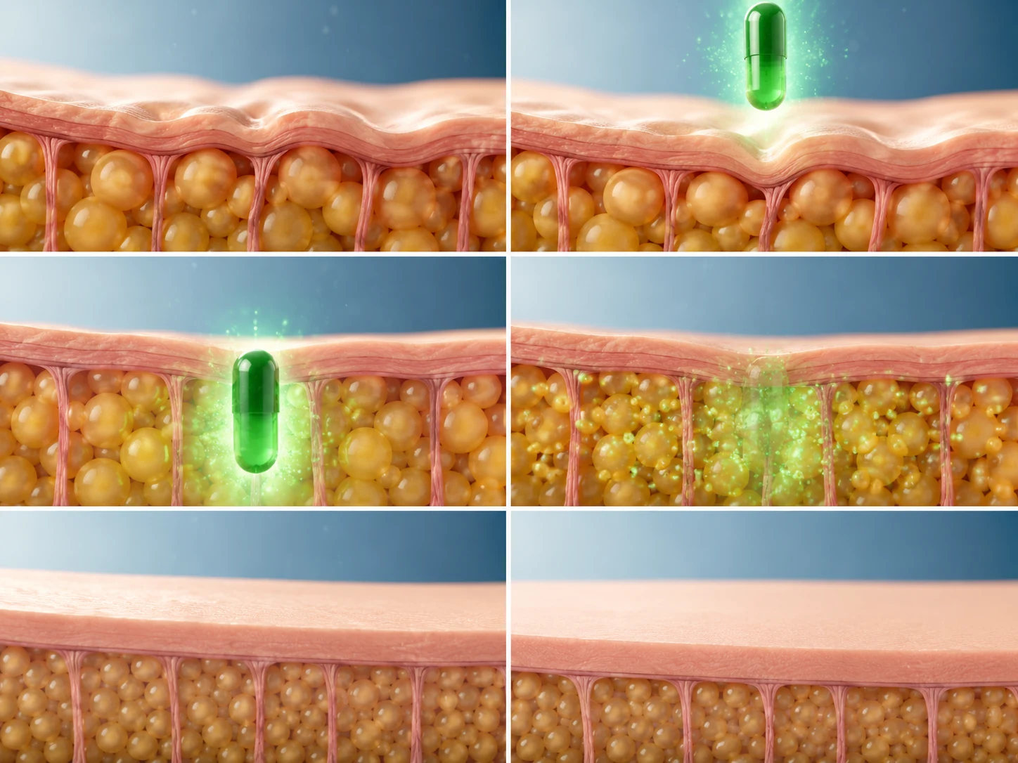 Processo de ação do Lipo Celulite
